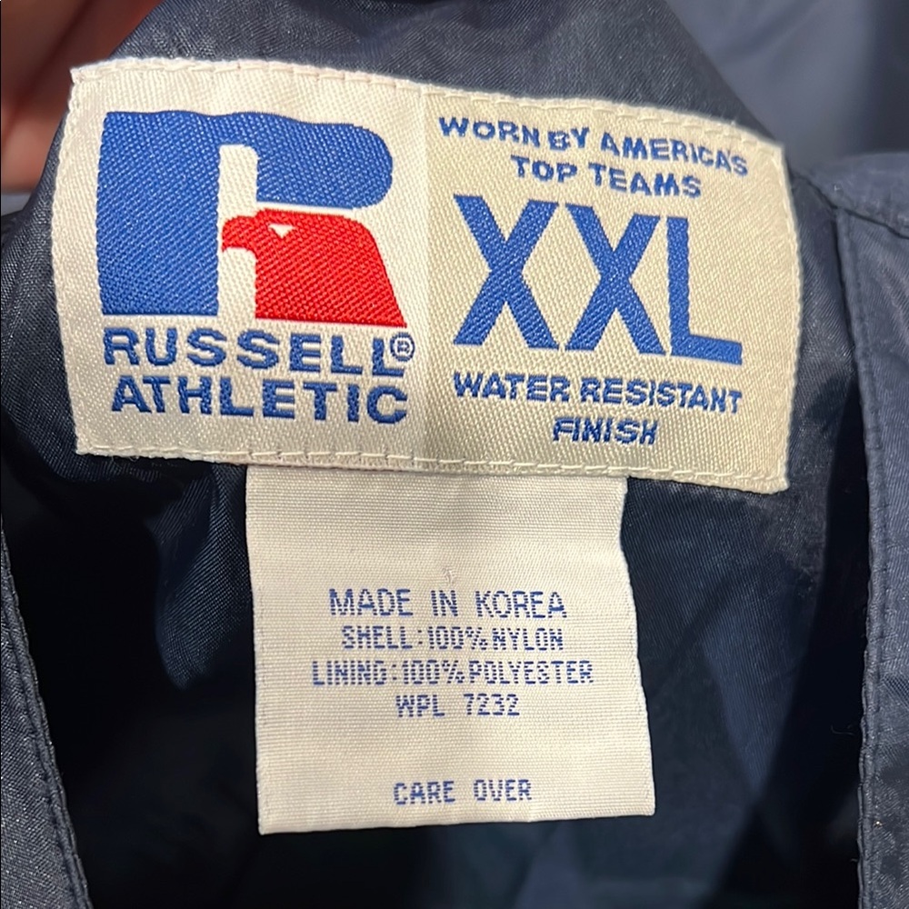 Russell Athletic Water Resistant Jacket XXL